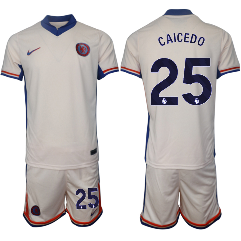 Men 2024-2025 Club Chelsea away Cream #25 Soccer Jersey->indianapolis colts->NFL Jersey